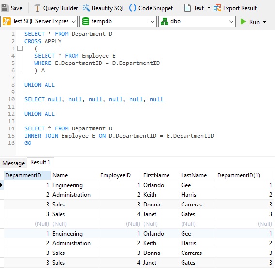 Cross Apply In Sql Server With Xml